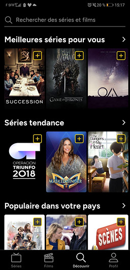 TV Time — recommandations personnalisées